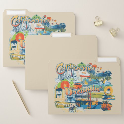 California Dreaming File Folder