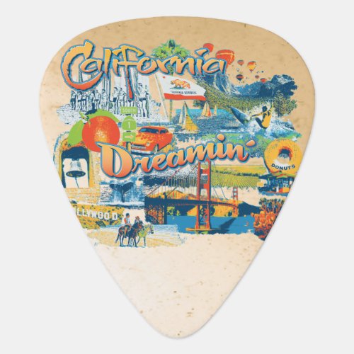 California Dreaming Guitar Pick