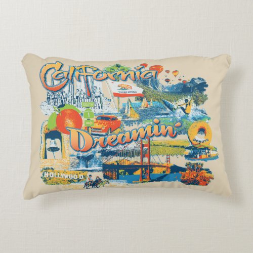 California Dreaming Home Decor Accent Pillow