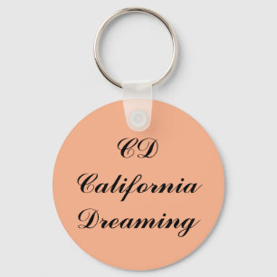 California Dreaming Monogram Keychain