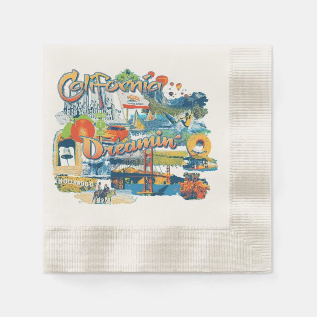California Dreaming Napkins (Front)