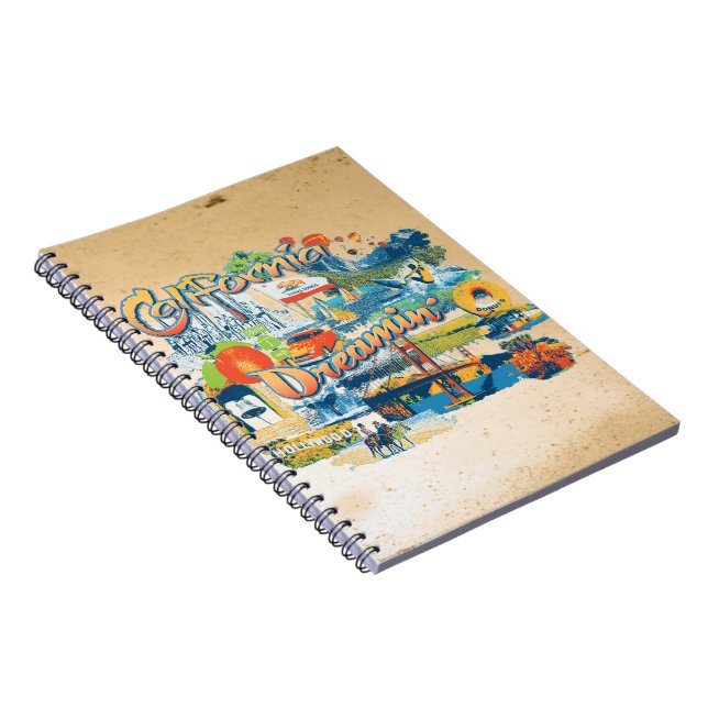 California Dreaming Notebook (Right Side)