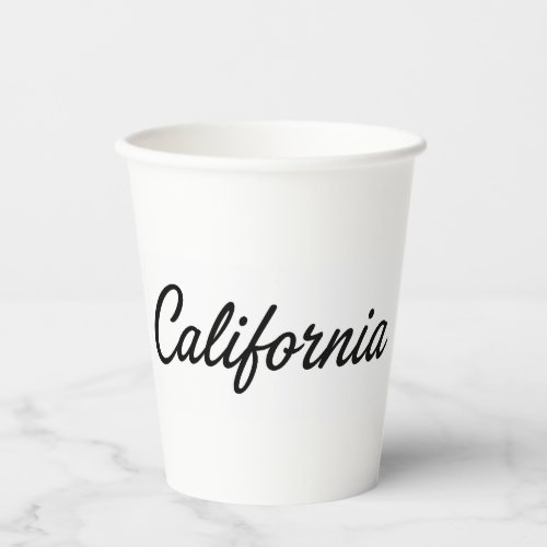 California Dreaming Paper Cups