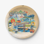California Dreaming Paper Plates