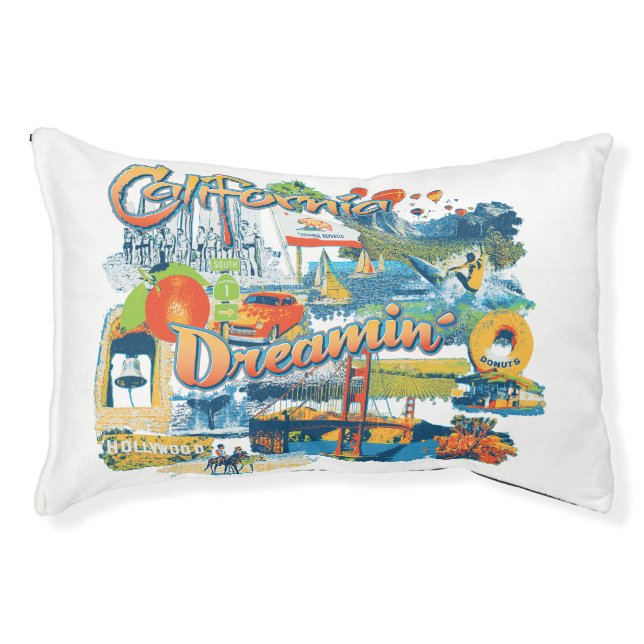 California Dreaming Pet Bed (Front)