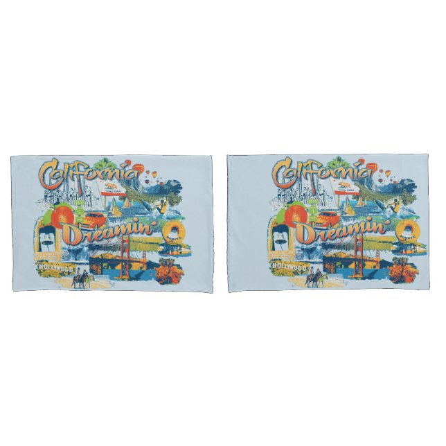 California Dreaming Pillow Case (Front-Set)