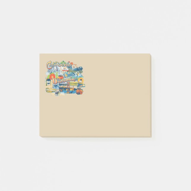 California Dreaming Post-it Notes (Front)