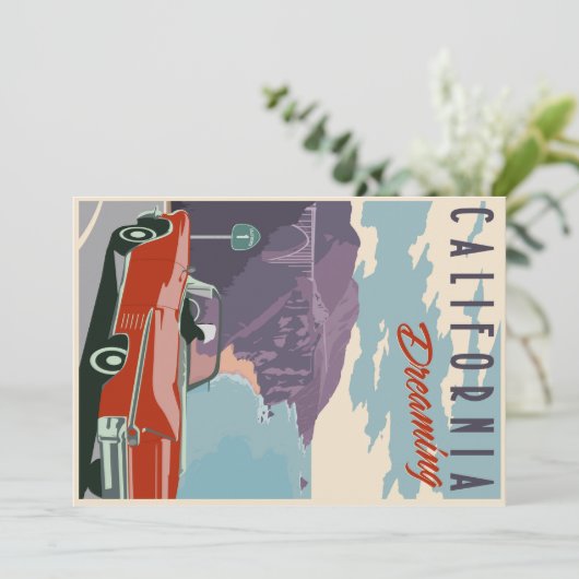 California Dreaming postcard (Standing Front)