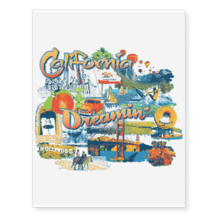 California Dreaming Temporary Tattoos