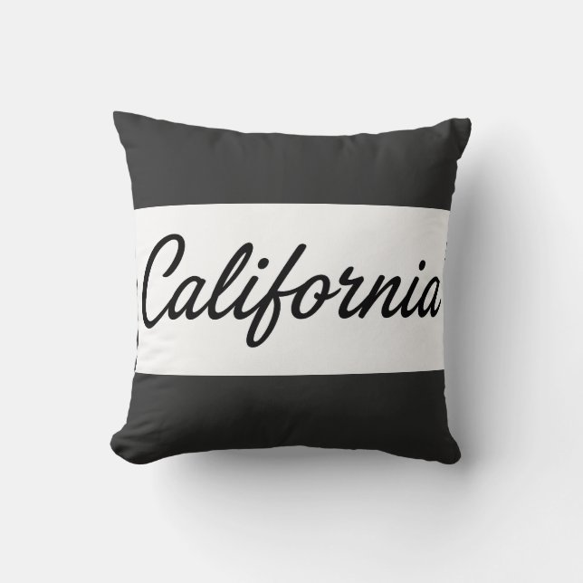 California Dreaming Throw Pillow (Front)