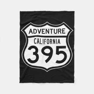 California Eastern Sierra Highway &# 5 – Adventur Fleece Blanket