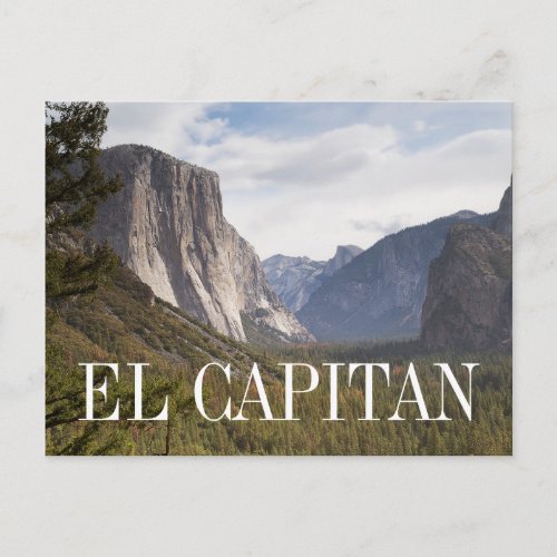 California El Capitan Yosemite National Park Postcard