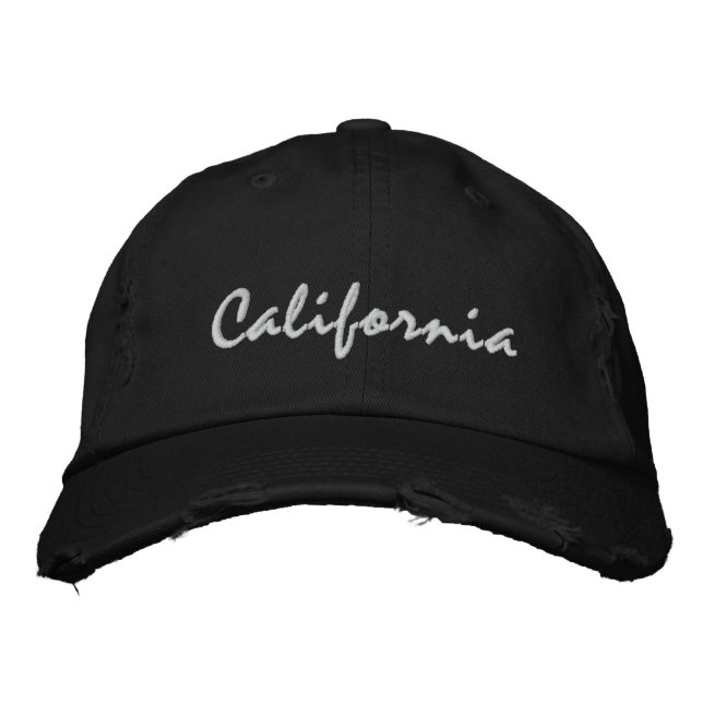 California Embroidered Baseball Hat (Front)