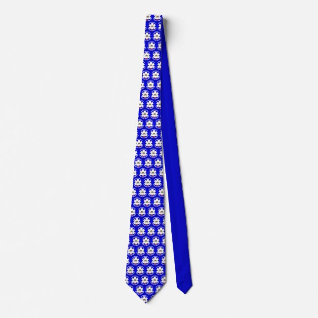 California EMS Star of Life Blue Tie (Front)