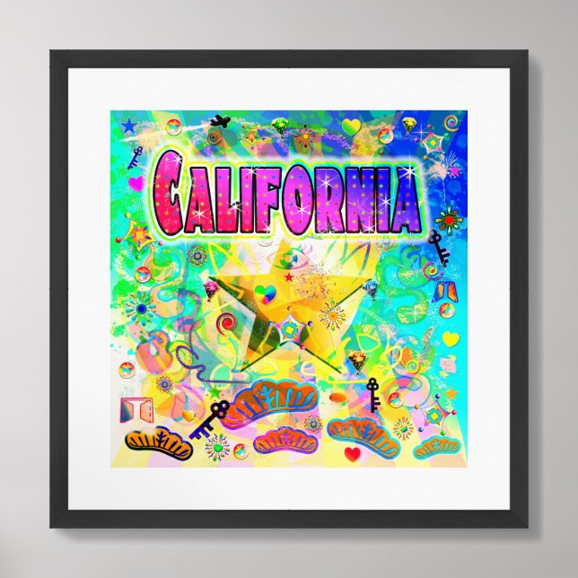 California Epoch Hour Poster (Framed Front)