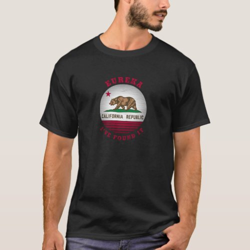 CALIFORNIA EUREKA STATE FLAG T_Shirt