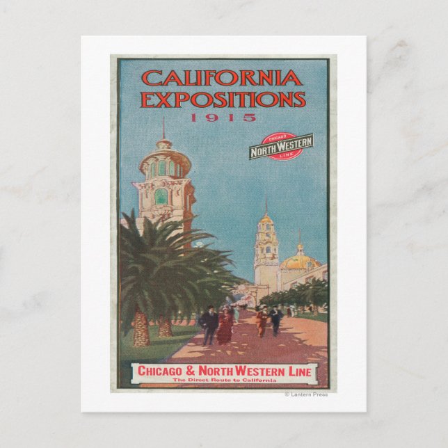 California Expositions Poster #1 Postcard (Front)