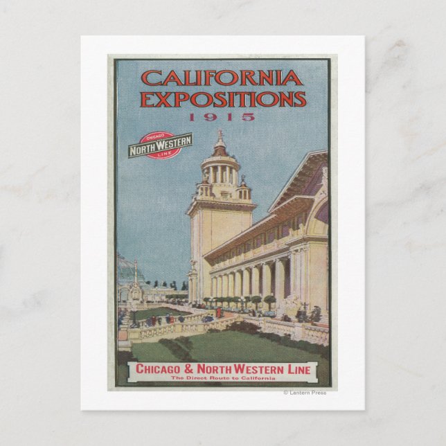 California Expositions Poster #2 Postcard (Front)