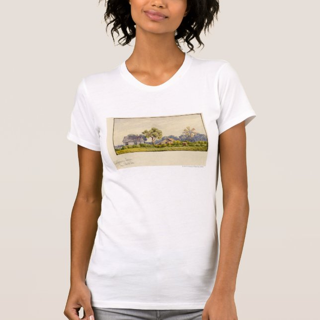 California Farm, Near Stockton T-Shirt (Front)