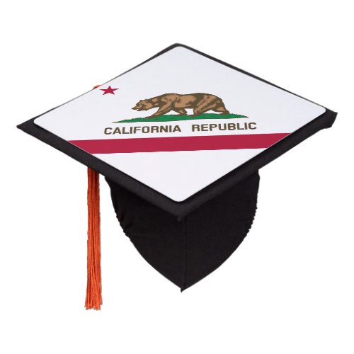 California flag American state flag Graduation Cap Topper