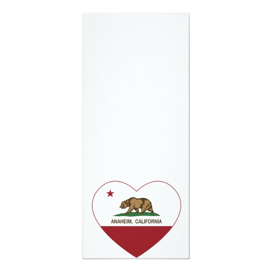 california flag anaheim heart card