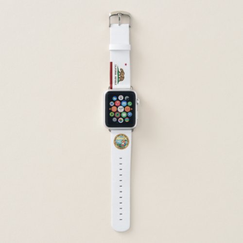 California flag apple watch band