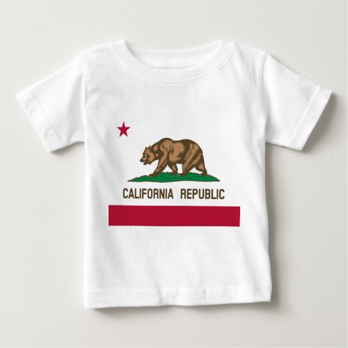 California Flag Baby T_Shirt