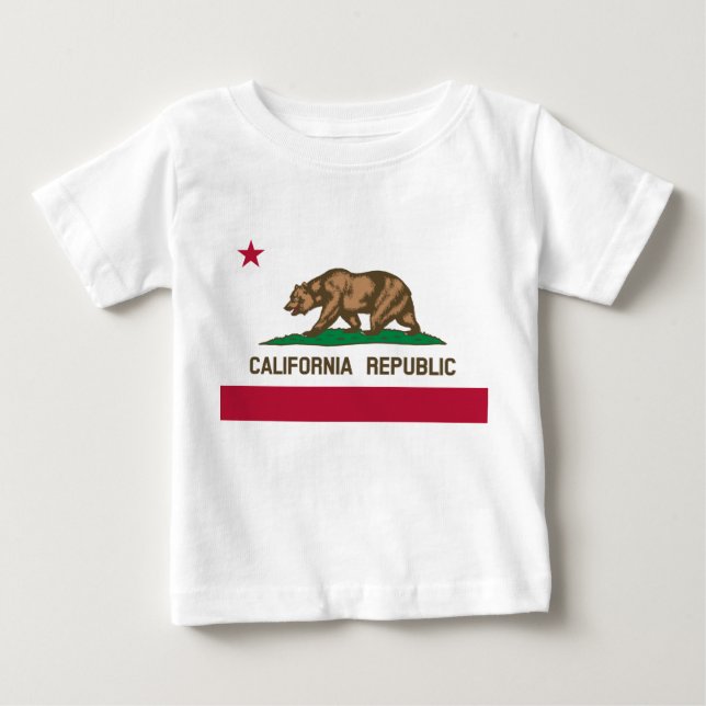 California Flag Baby T-Shirt (Front)