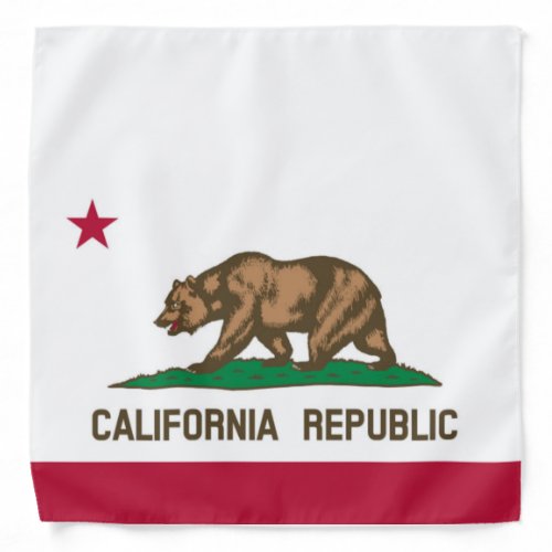 California flag bandana