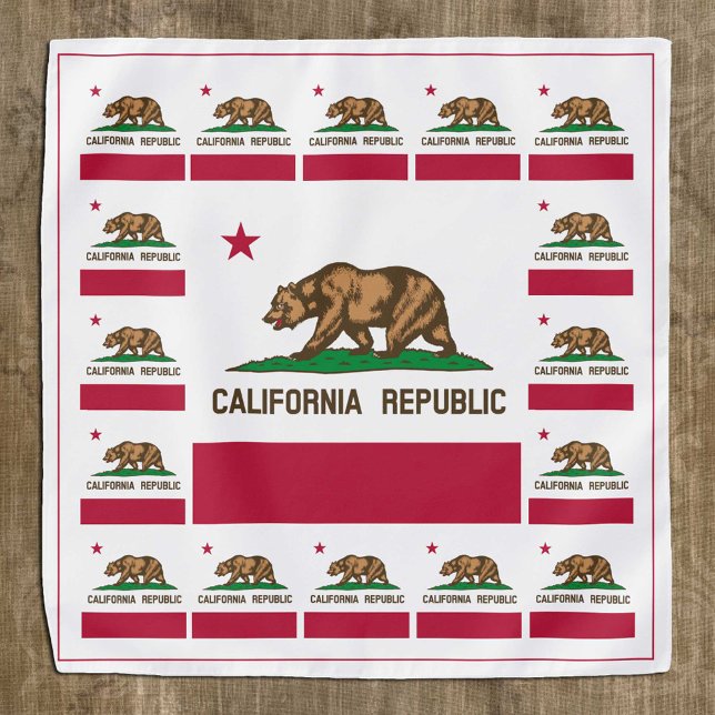 California Flag Bandana, patriotic fashion USA Bandana (Creator Uploaded)