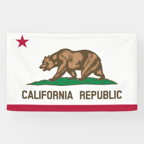 California Flag Banner