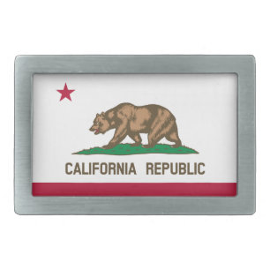 California Flag Belt Buckle