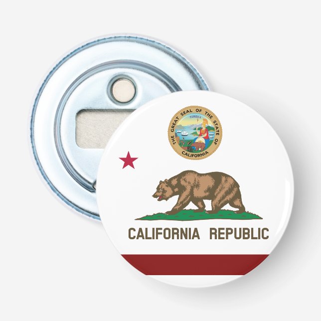 California flag bottle opener (Front)