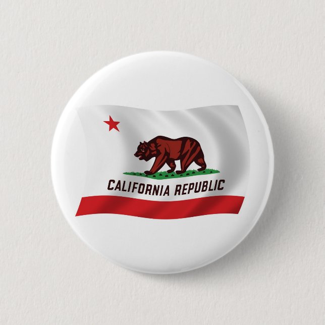California Flag Button (Front)