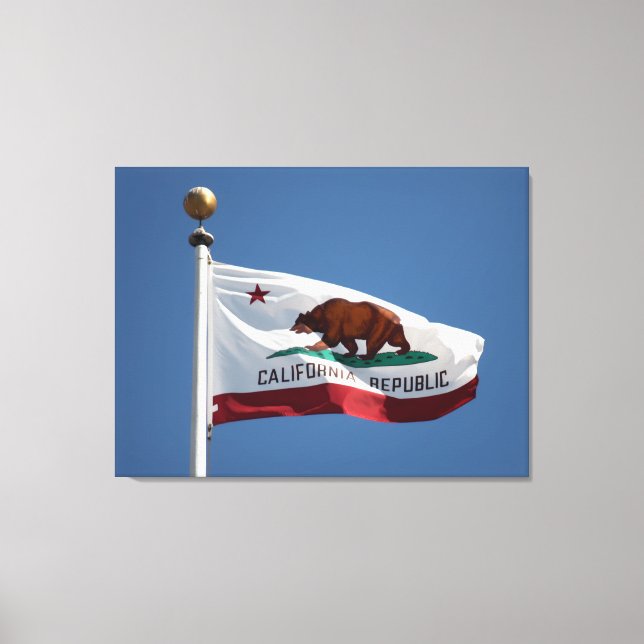 California flag canvas print (Front)