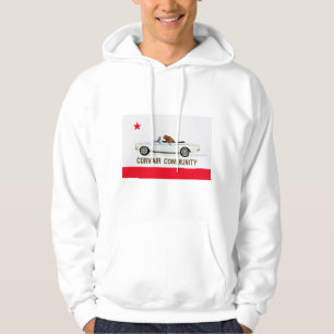 California flag Corvair convertible hoodie
