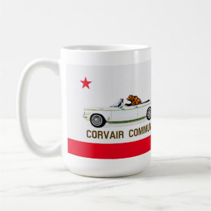 California flag Corvair convertible hoodie Coffee Mug