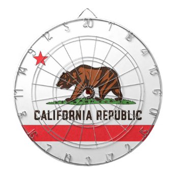 California Flag Dart Board by manewind at Zazzle