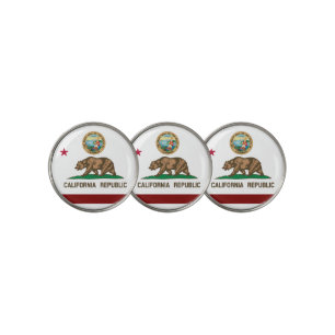 California flag golf ball marker