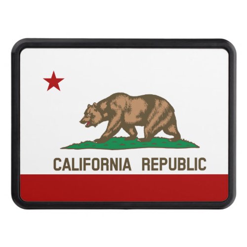 California flag hitch cover