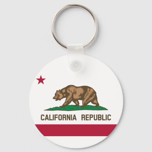 CALIFORNIA FLAG KEYCHAIN