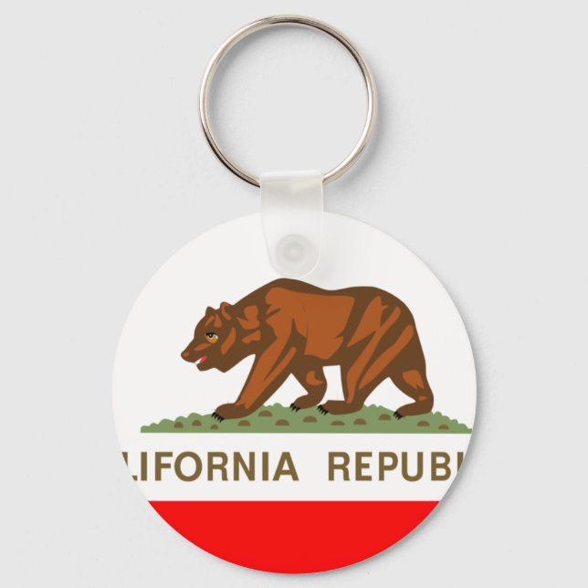 California Flag Keychain (Front)