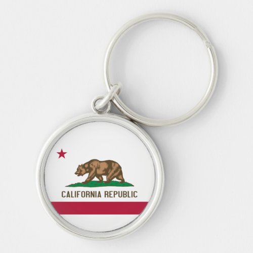 California Flag Keychain