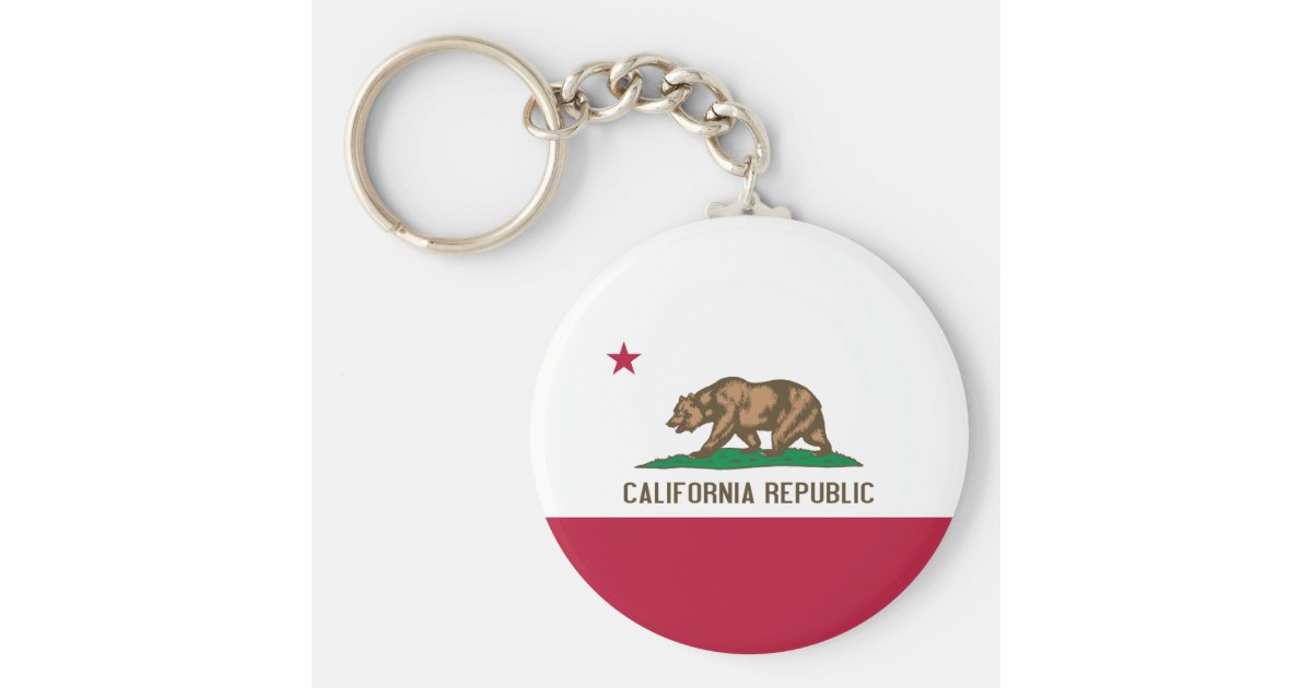 California Flag Keychain