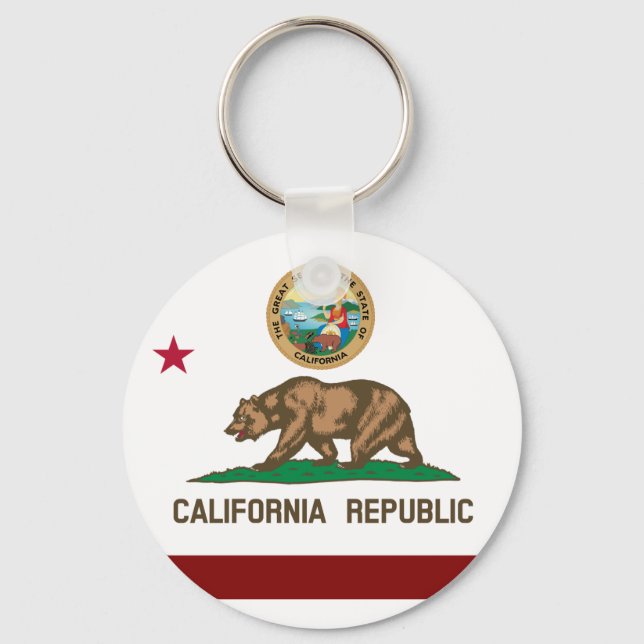 California flag keychain (Front)