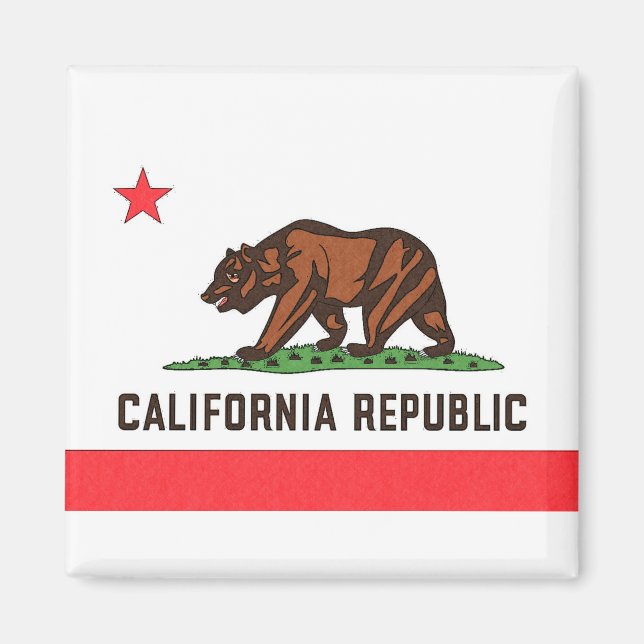 CALIFORNIA FLAG MAGNET (Front)