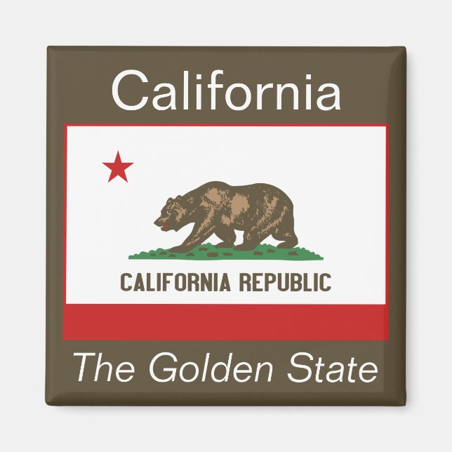 California Flag Magnet (Front)