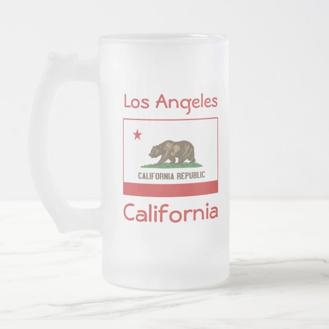 California Flag Map City Mug (Left)