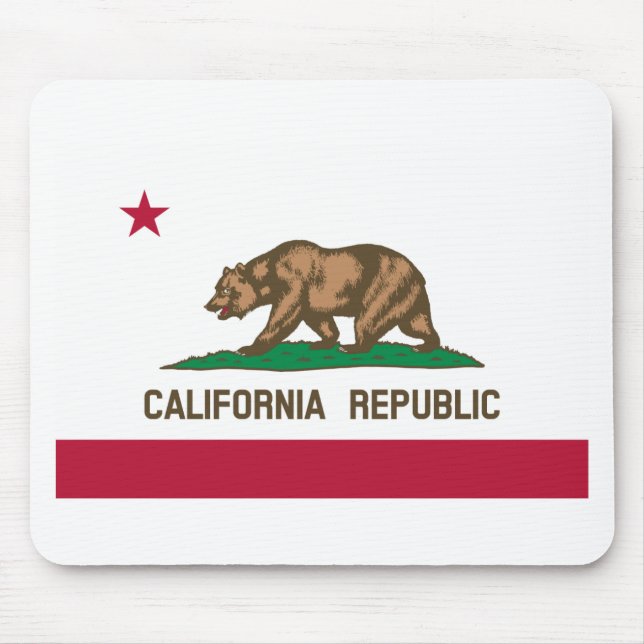 California Flag Mouse Pad (Front)