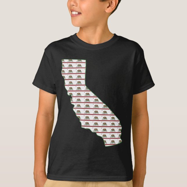 California Flag Outline T-Shirt (Front)